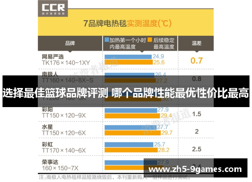 选择最佳篮球品牌评测 哪个品牌性能最优性价比最高