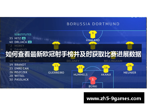 如何查看最新欧冠射手榜并及时获取比赛进展数据